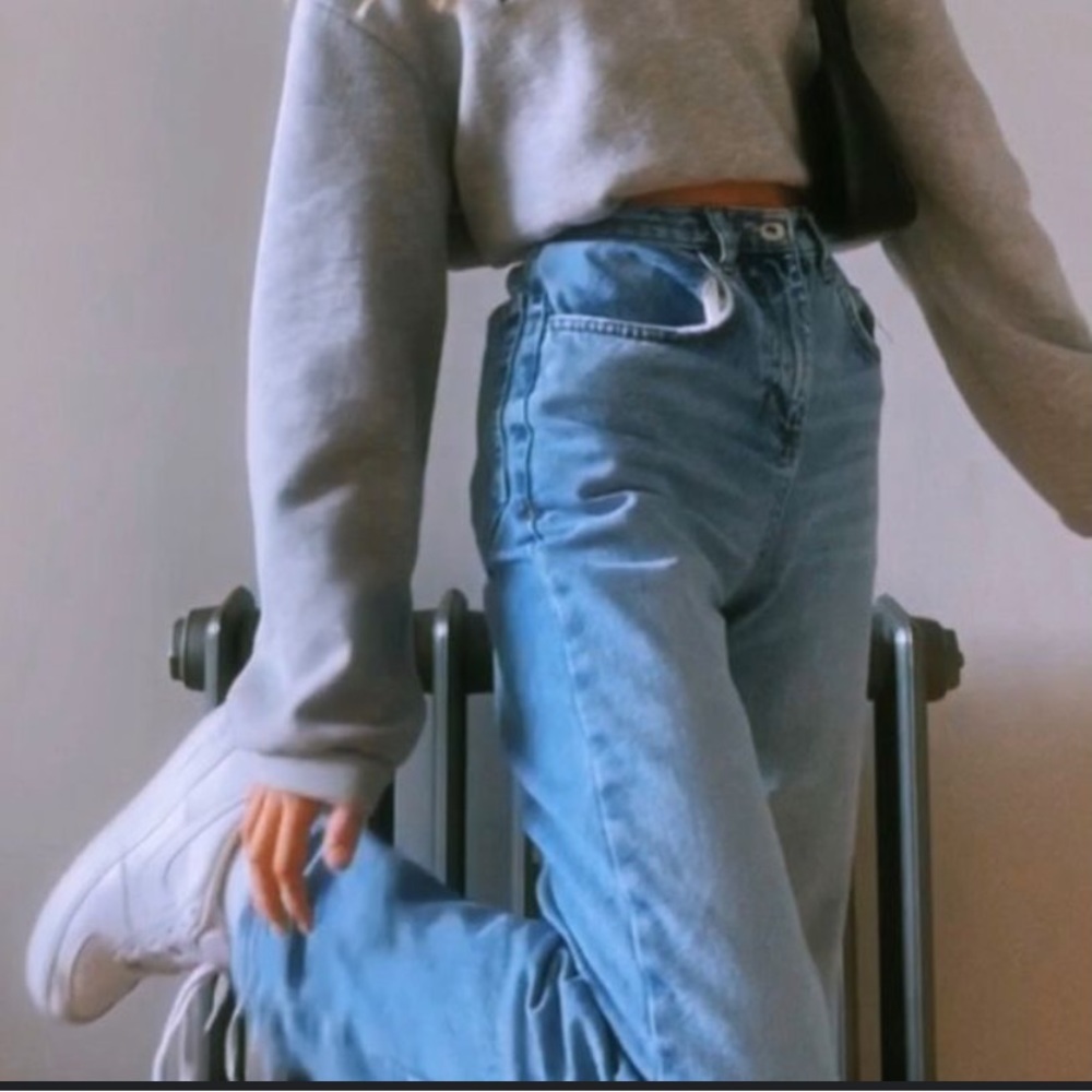 VINTAGE VERY DISTRESSED DAD JEANS 36x34